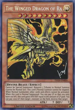 Yugioh! The Winged Dragon of Ra (alternate art) - TN19-EN009 - Prismatic Secret - Image 1