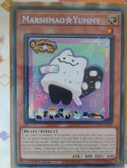 YU-GI-OH Marshmao Yummy DOOD-EN024 1st Edition Secret Rare NM - Image 1