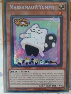 YU-GI-OH Marshmao Yummy DOOD-EN024 1st Edition Secret Rare NM - Image 2