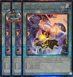 Yugioh! 3x Onomatopaira RA04-EN089 Ultimate Rare 1st Ed NM - Image 1