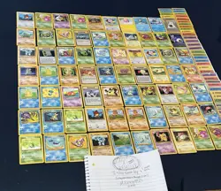 POKEMON WOTC VINTAGE 116 CARD LOT! USED & UNSLEEVED NOTHING CRAZY - Image 1