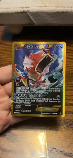 Pokemon TCG Gyarados EX 123/122 XY Breakpoint 2016 Secret Holo Rare Card - Image 1