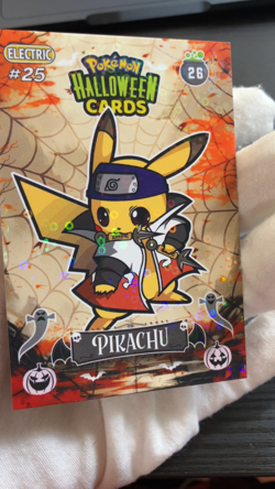 Pikachu (Naruto) #26 - Circle Holo - Collectoons Halloween 2025 - Pokemon Card - Image 2