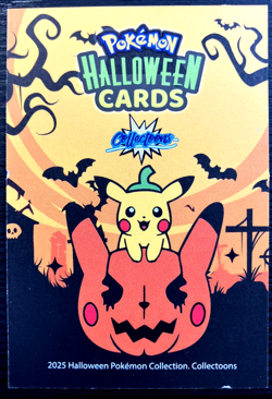 Pikachu (Naruto) #26 - Circle Holo - Collectoons Halloween 2025 - Pokemon Card - Image 3