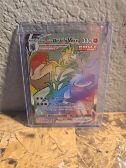 Pokemon Urshifu VMAX Battle Styles Secret Rainbow Card 167/163 Single Strike - Image 1