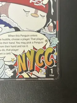 Vibes Tcg PSA NYCC Exclusive 2025 Promo Lil Comic Penguin Card - Image 5