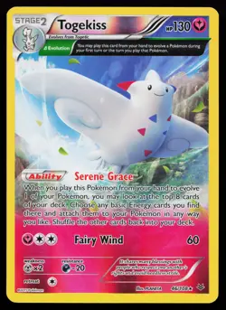 Togekiss (Delta) 46/108 Holo Rare XY - Roaring Skies Reverse Holo Pokemon Card - Image 1