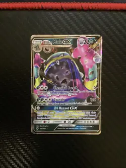 Alolan Muk GX - 84/147 - Pokemon Burning Shadows Sun & Moon Ultra Rare Card NM - Image 1