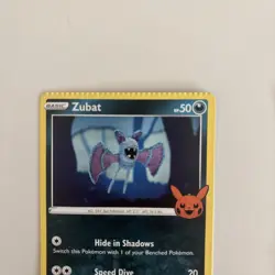 Zubat and Hattrem Error Crimp Cards Trick Or Trade 2022 - Image 5