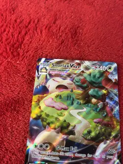 Snorlax VMAX 142/202 Swsh01: Sword & Shield Holo Pokemon Card Near Mint - Image 3