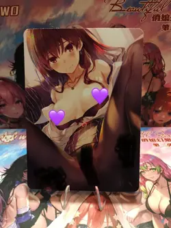 Nylon Waifu CCG Goddess Story Double Sided Anime Card Waifu Card Holo - Image 1