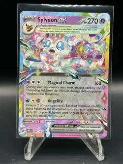 Pokemon TCG Sylveon EX Prismatic Evolutions Double Rare Holo Card 41/131 English - Image 1