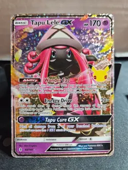 Pokemon TCG Tapu Lele GX 60/145 25th Anniversary Celebrations Card - Image 1