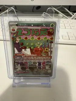 Pokemon Dipplin TCG Card 170/167 Twilight Masquerade Illustration Rare NM - Image 1