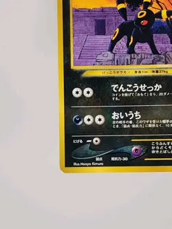Pokemon Card Umbreon Japanese Neo Premium File 2 #197 Promo Near Mint Condition - Image 5
