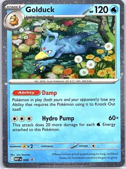 Golduck - MEP 008 Holo ME: Mega Evolution Promo - Pokemon Card - NM - Image 1