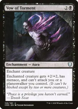 MTG Vow of Torment - Commander Legends (CMR) FOIL NM Uncommon #159 - Image 1