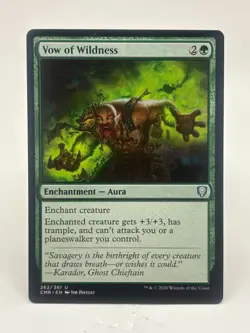 Vow Of Wildness NM/M* Commander Legends ENGLISH 262/361 mtg -UnltdCards - Image 1