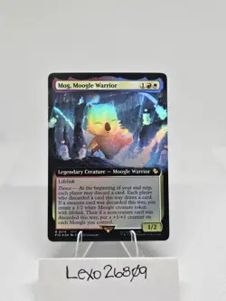 Mog, Moogle Warrior (Extended Art) / Final Fantasy MTG / FOIL - Image 1