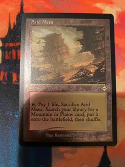 MTG Modern Horizons 2 Arid Mesa Retro Frame Foil Etched x 4 - Image 1