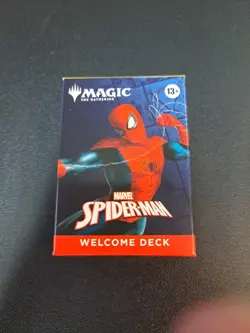 SDCC PAX 2025 Magic The Gathering Spider-Man Welcome Deck WHITE - Image 1