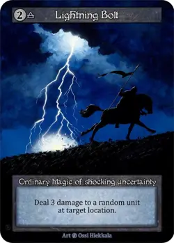 4x Sorcery: Contested Realm Beta Lightning Bolt Ordinary Regular NM - Image 1
