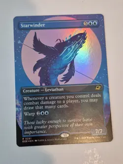 1x Starwinder (Borderless) | Foil | Edge of Eternities | 291 MTG NM x1 - Image 1