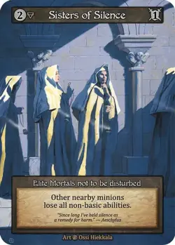 Sorcery: Contested Realm Beta Sisters of Silence Elite Regular NM - Image 1