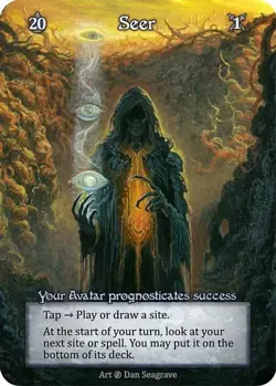 Sorcery: Contested Realm Beta Seer Elite Regular NM - Image 1