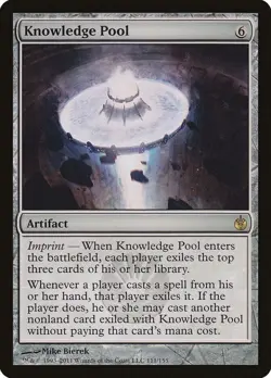Magic the Gathering KNOWLEDGE POOL #111/155 Mirrodin Besieged 2011 Rare Artifact - Image 1