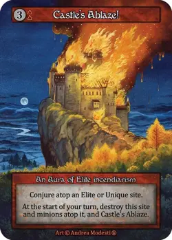 Sorcery: Contested Realm Castle's Ablaze! Elite Regular NM Arthurian Legends - Image 1