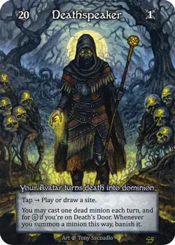 Sorcery: Contested Realm Beta Deathspeaker Elite Regular NM - Image 1