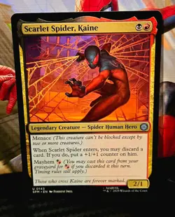 magic the gathering - Scarlet Spider, Kaine - Legendary Creature - Spider Human - Image 1