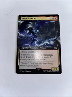 NM Black Waltz No. 3, MTG, Final Fantasy, Magic the Gathering, 214 - Image 1
