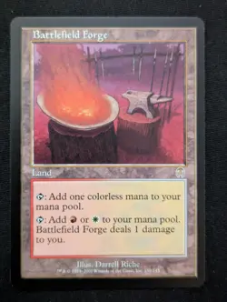 Battlefield Forge - Apocalypse - NM - MTG - Magic The Gathering - Rare Land - Image 1
