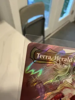 Terra, Herald of Hope (Borderless) (Surge Foil) Commander: Final Fantasy Foil - Image 4