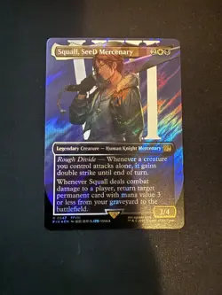 Squall, SeeD Mercenary (Borderless) (Surge Foil) Final Fantasy Foil - Image 1