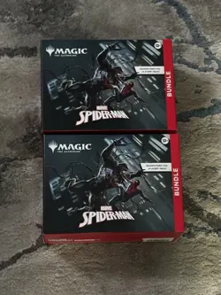 Magic The Gathering MTG Marvel's Spider-Man Bundle Boxes (2) In Hand Sealed - Image 1