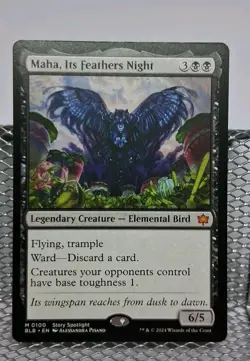 Maha, Its Feathers Night Bloomburrow Regular - Image 1