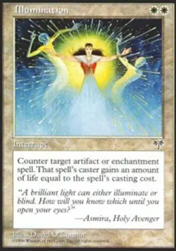 MTG magic cards 1x Illumination Mirage Light Play, English - Image 1