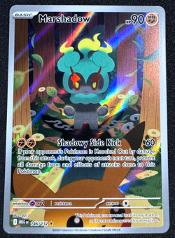 POKEMON TCG MARSHADOW 146/132 MEGA EVOLUTION IR ILLUSTRATION RARE NM PACK FRESH - Image 3