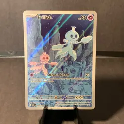 Pokemon TCG Frillish 126/086 Sv: White Flare Illustration Rare Full Art NM/M - Image 1