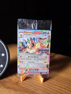 Pokemon - Sealed Flareon EX Stamped Prismatic Evolutions Surprise Box Promo - Image 2