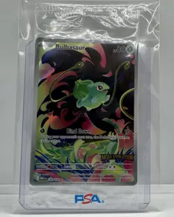 Bulbasaur 133/132 Illustration Rare Pokemon Mega Evolution STAMPED SEALED - Image 2
