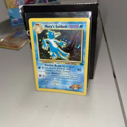Pokemon TCG Misty's Golduck Gym Challenge 12 Holo Unlimited Rare NM - Image 1