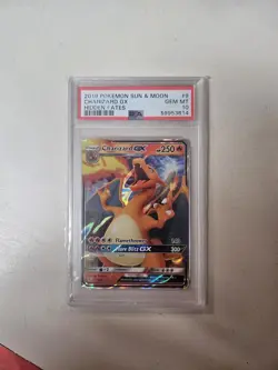 Pokemon 2019 Sun & Moon Hidden Fates Charizard GX #9/68 PSA 10 - Image 1