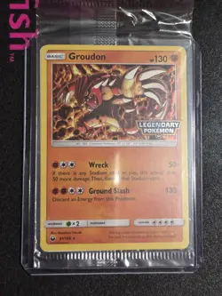 Groudon 81/186 Celestial Storm Legendary Pokemon Stamped Promo Sealed - Image 1