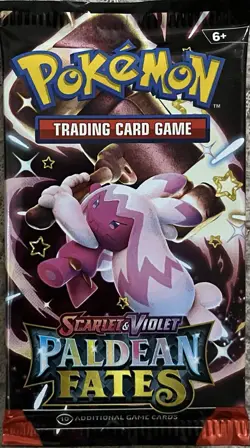 Pokemon TCG: Scarlet & Violet Paldean Fates Booster Pack Lot Of 15 Packs New - Image 1