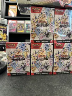 Pokemon TCG Prismatic Evolutions Booster Bundle (x6) and Surprise Box (x1) - Image 2