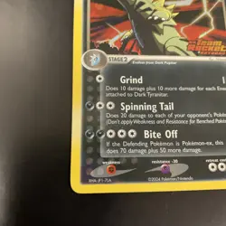 Dark Tyranitar Reverse Holo EX Team Rocket Returns Stamped Pokemon 19/109 LP+ - Image 5